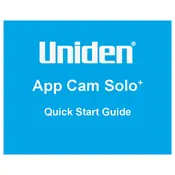 Uniden App Cam Solo Plus Camera manual cover