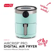 Dash DMAF360 Aircrisp Pro Digital Air Fryer manual cover