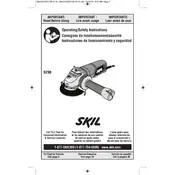 Skil 9296-01 Grinder manual cover