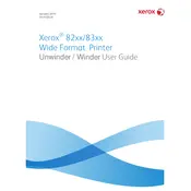 Xerox 8265 Unwinder Printer manual cover