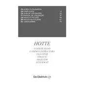 De Dietrich DHB7931X Hood manual cover