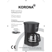 Korona 12011 Coffee Maker manual cover