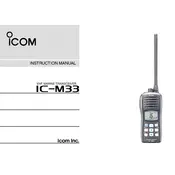 Icom IC-M33 Transceiver manual cover