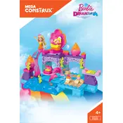 Mega Bloks Mattel Barbie Mermaid Lagoon DPL01 Construction Set manual cover