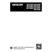 Sencor SKS 7070GG Scale manual cover