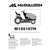 McCulloch M155107H manual cover