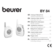 Beurer BY 84 Baby Monitor manual cover