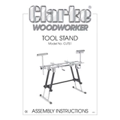 Clarke 6500944 CUTS1 Tool Stand manual cover