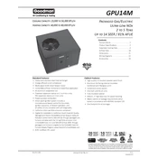 Goodman GPU14M manual cover