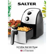 Salter EK2118 3.2 Litre Hot Air Fryer manual cover