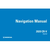 Honda CR-V Hybrid 2020 manual cover