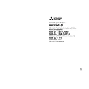 Mitsubishi Electric MRJ3T10 manual cover