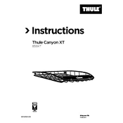 Thule Canyon XT 859XT manual cover