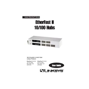 Linksys EF2H16 EF2H24 EtherFast Hub manual cover