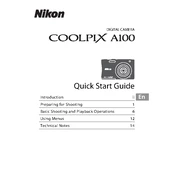 Nikon Coolpix A100 manual cover