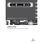 Behringer NU12000 manual cover