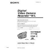 Sony DCR-TRV6 manual cover