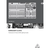 Behringer LC2412 manual cover