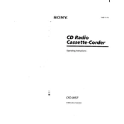 Sony CFD-W57 manual cover