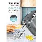 Salter EK4248GUNMETAL Cosmos Hand Mixer manual cover