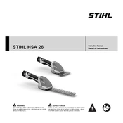 Stihl HSA 26 manual cover