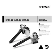 Stihl BG 55 BG 65 BG 85 BG SH 55 BG 85 manual cover