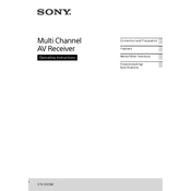 Sony STR-DH790 manual cover