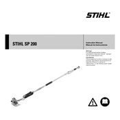 Stihl SP 200 manual cover