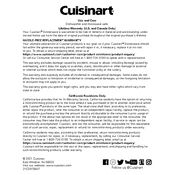 Cuisinart CDP01-S4WL manual cover