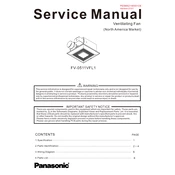 Panasonic FV-0511VFL1 manual cover