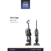 Vax CLUP-EGKS, CLUP-EGBC manual cover