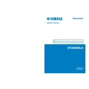 Yamaha EF2000iSv2 manual cover