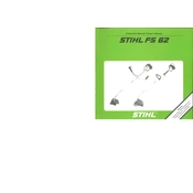 Stihl FS 62 manual cover