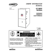 Lennox G71MPP manual cover