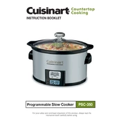 Cuisinart PSC-350 manual cover