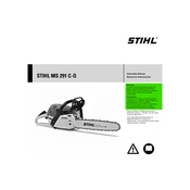 Stihl MS 291 C-Q manual cover