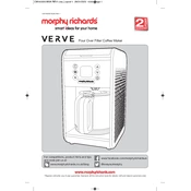 Morphy Richards 163005 Verve manual cover