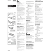 Sony VGP-PRFE1 manual cover