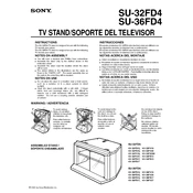 Sony SU-32FD4 manual cover