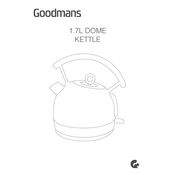 Goodmans B&M 1.7L Dome Kettle 371647 manual cover