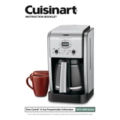 Cuisinart DCC-2600 manual cover