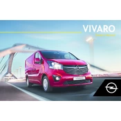 Opel Vivaro 2018 manual cover