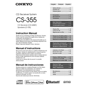 Onkyo CS-355 manual cover