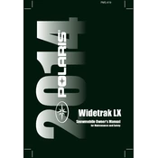 Polaris Widetrak LX 2014 manual cover