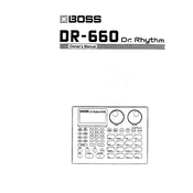 Boss DR-660 manual cover