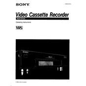 Sony SLV-757UC manual cover