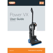 Vax U88-P2-VX, Power VX Series manual cover