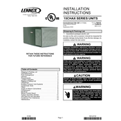 Lennox 15CHAX manual cover