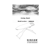 Singer SIIB9020 manual cover