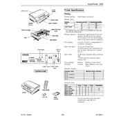 Epson Action Printer 3260 manual cover